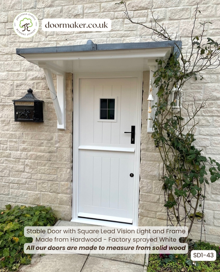 painted stable door bespoke wooden